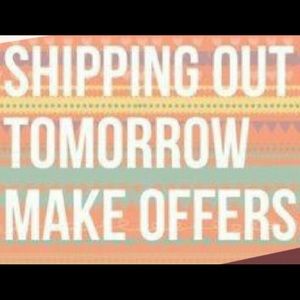 #ShippingOutTommorrow